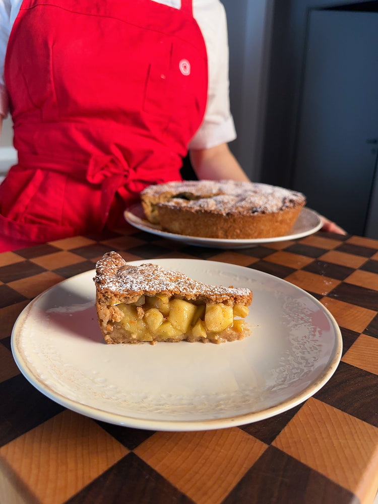 CROSTATA DI MELE INTEGRALE SENZA LATTOSIO