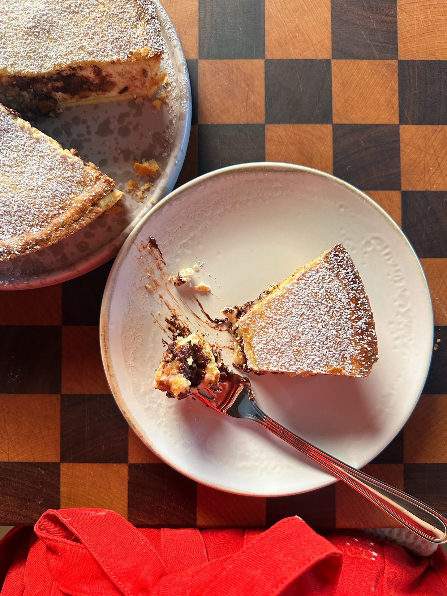 CROSTATA RICOTTA CIOCCOLATO E ARANCIA 