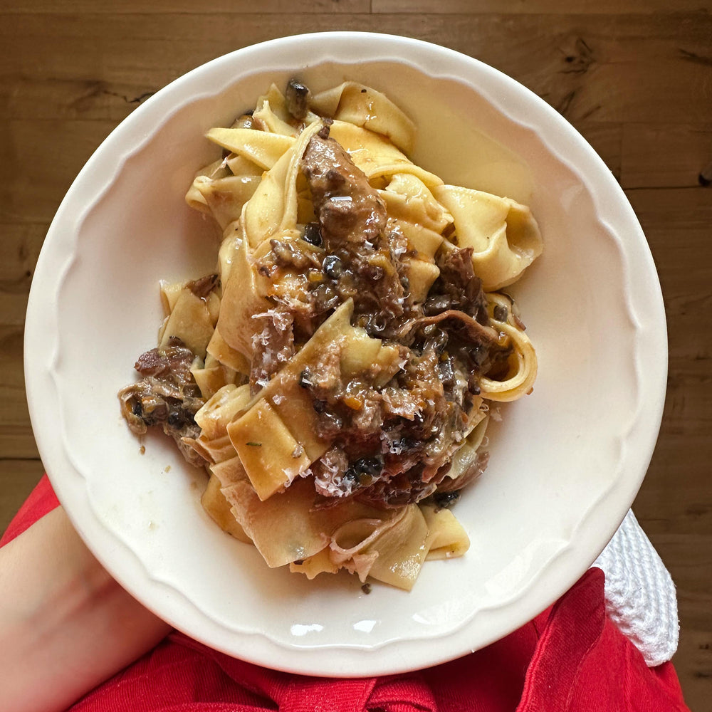 PAPPARDELLE AL RAGU D'ANATRA